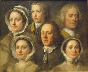 William Hogarth Heads of Six of Hogarth's Servants France oil painting artist
